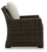 Brook Ranch - Brown - Lounge Chair With Cushion by Signature Design by Ashley® | Bel Furniture