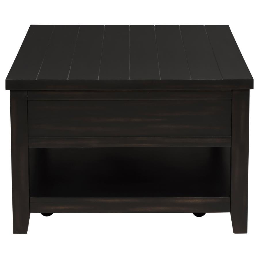 Concord - 2-Drawer Rectangular Coffee Table - Distressed Java by Coaster Fine Furniture | Bel Furniture