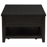 Concord - 2-Drawer Rectangular Coffee Table - Distressed Java by Coaster Fine Furniture | Bel Furniture