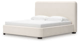 Brintstreet - King Upholstered Bed - Beige