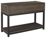 Johurst - Grayish Brown - Sofa Table by Signature Design by Ashley® | Bel Furniture