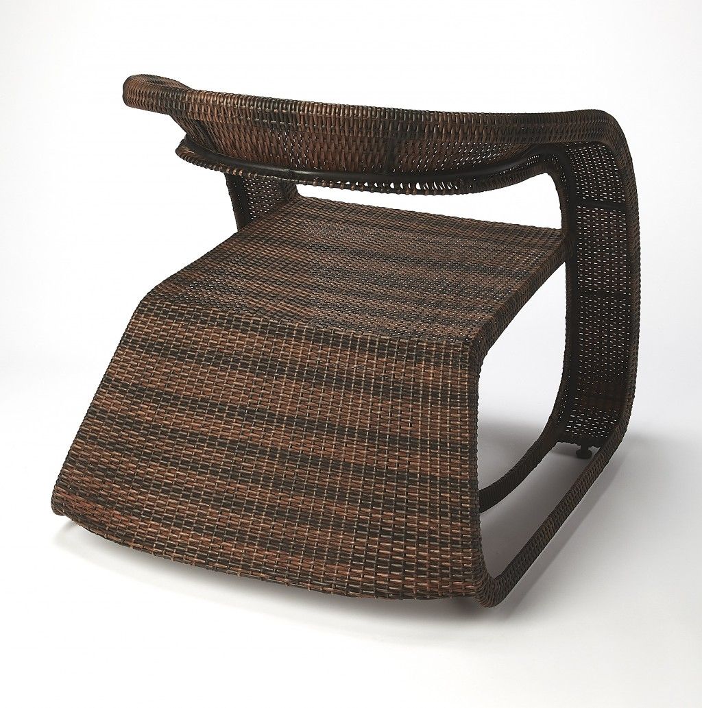 Rattan Side Chair - Dark Brown