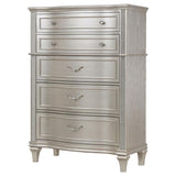 Evangeline - 6-Drawer Bedroom Chest - Silver Oak by CoasterElevations | Bel Furniture