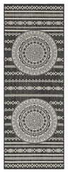 Sunshine - 2'7" X 7'3" Indoor / Outdoor Area Rug, Polypropylene Dark Gray by Icona Home Decor | Bel Furniture