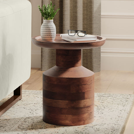 Haynes - Handcrafted Wooden Accent Table - view 31