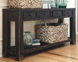 Gavelston - Black - Sofa Table by Signature Design by Ashley® | Bel Furniture