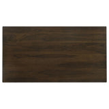 Wes - Rectangular Wood Dining Table - Dark Walnut by CoasterEssence | Bel Furniture