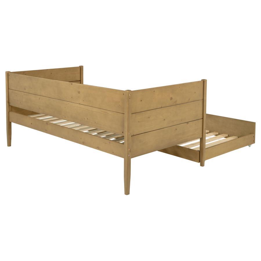 Calinda - Wood Twin Daybed With Trundle - Natural by Coaster Fine Furniture | Bel Furniture