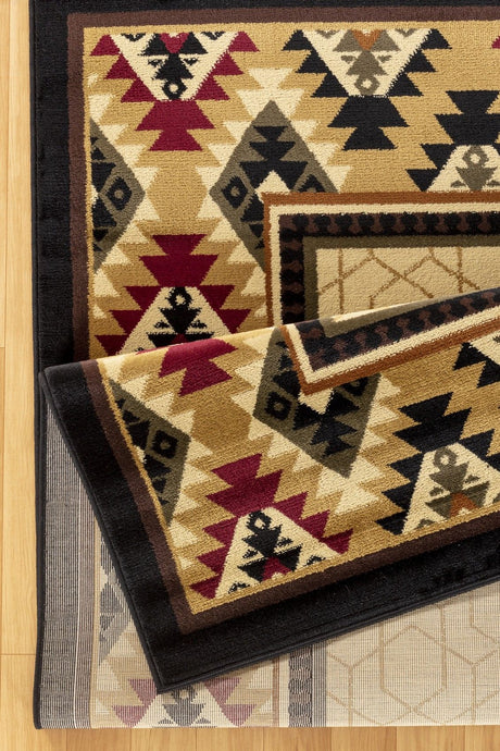 Tribes - 5'3" X 7'3" Polypropylene, Southwest Area Rug - Cream by Icona Home Decor | Bel Furniture