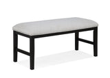 Sebastian - Bench - Black / Gray by Crown Mark | Bel Furniture
