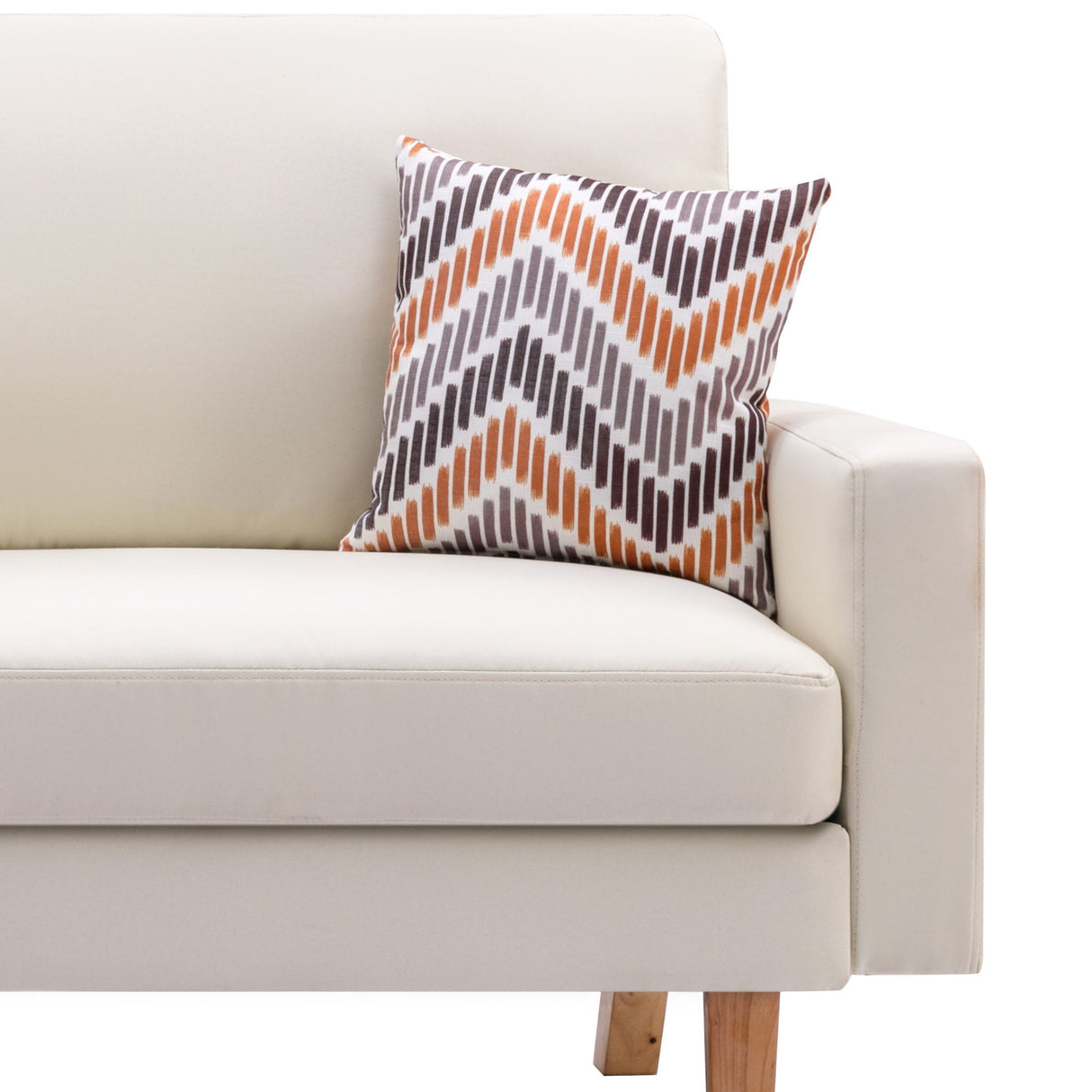 Bahamas - Minimalistic Sofa With 2 Throw Pillows