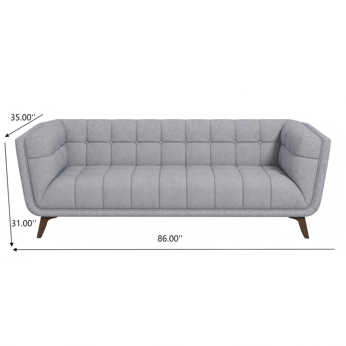 Addison - Mid-Century Modern Design Tufted Sofa