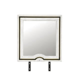 Isaiah - Mirror With Upholstered Frame And LED Lighting