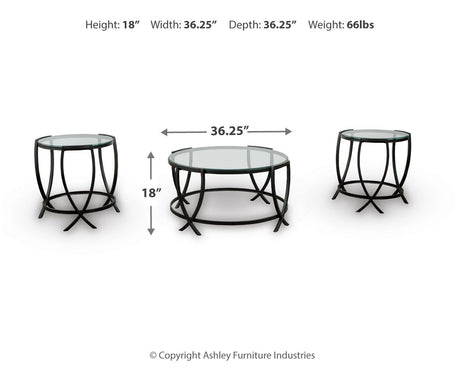 Tarrin - Occasional Table Set (Set of 3) - Black - view 5