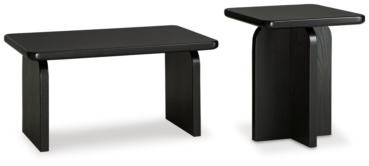 Mitchalli - Black - Occasional Table Set (Set of 2) by Signature Design by Ashley® | Bel Furniture