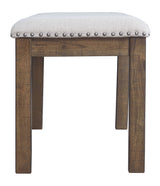 Moriville - Beige - Upholstered Bench by Signature Design by Ashley® | Bel Furniture