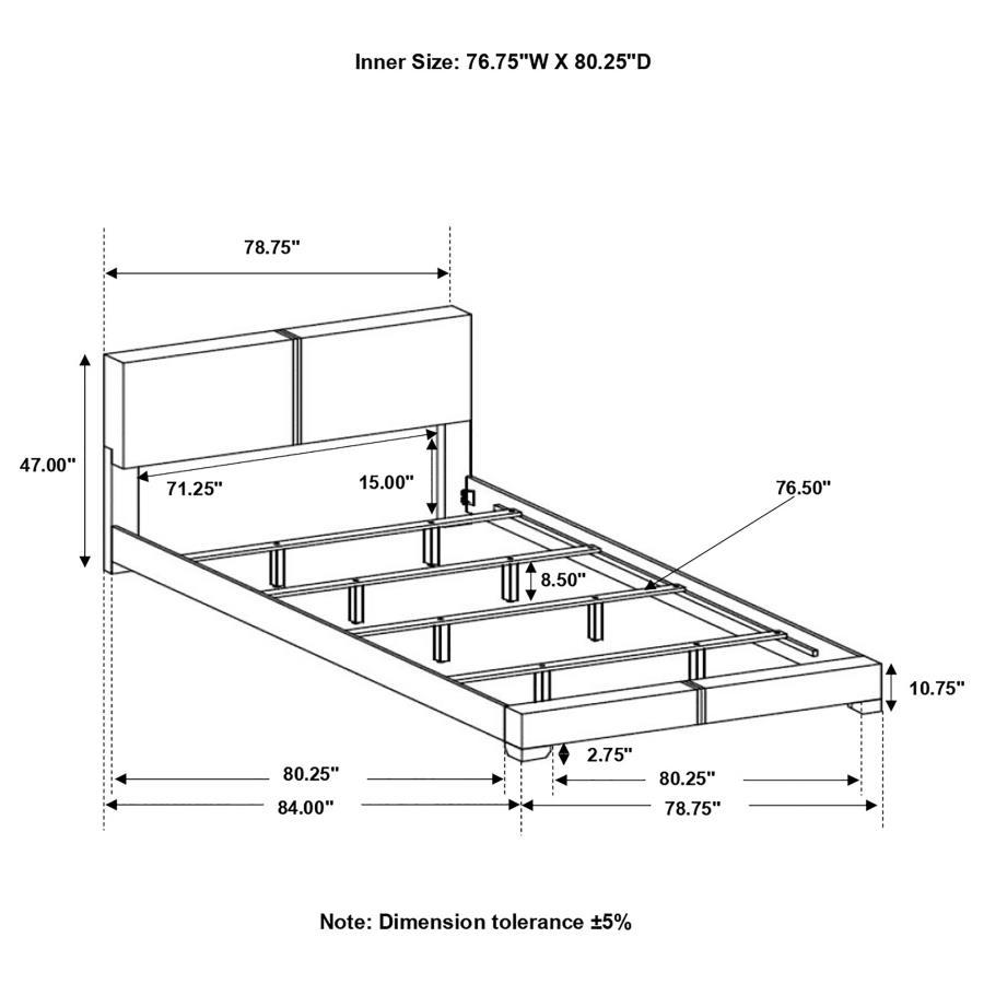 Conner - Upholstered Panel Bed