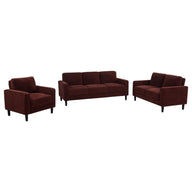 Ruth - Upholstered Track Arm Sofa Set