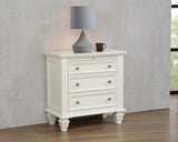Sandy Beach - 3-drawer Nightstand by CoasterEssence | Bel Furniture