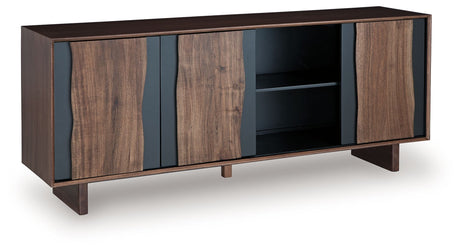 Welby - Brown / Charcoal - Accent Cabinet by Signature Design by Ashley® | Bel Furniture