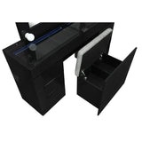 Elisa - Vanity Set With Stool And LED Bulbs