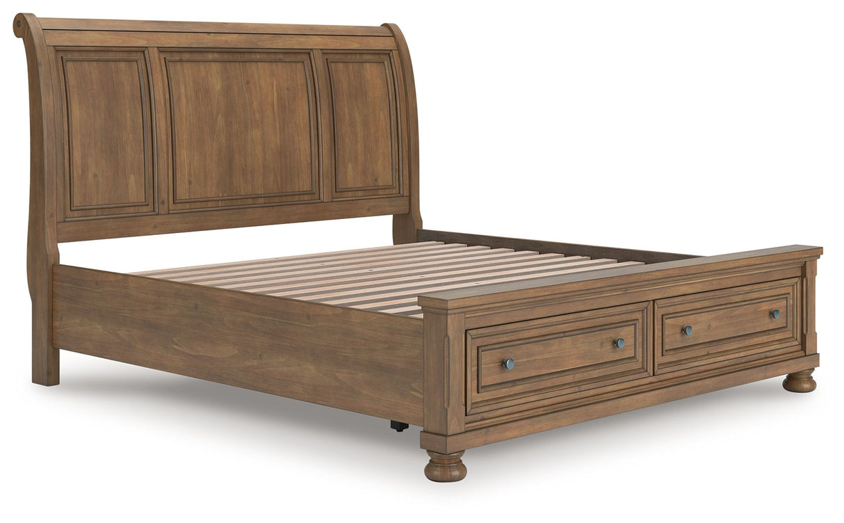Feddinger - Storage Sleigh Bed