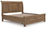 Feddinger - Storage Sleigh Bed
