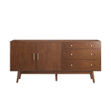 Mid-Century Modern Minimalist 2 Door Sideboard by Walker Edison | Bel Furniture