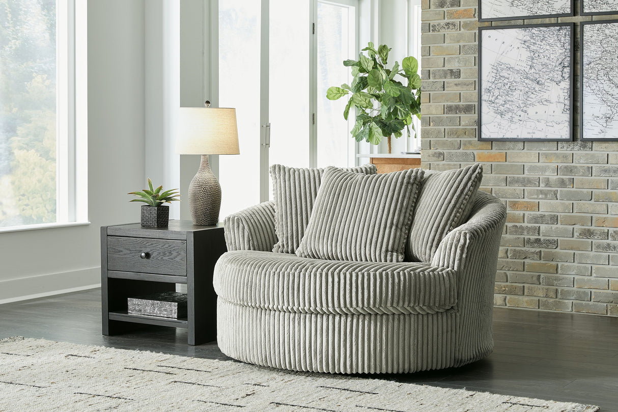 Lindyn - Oversized Swivel Accent Chair by Signature Design by Ashley® | Bel Furniture