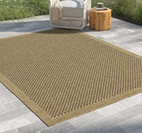 Earth - 7'10" X 10'3" Polypropylene Indoor, Outdoor Area Rug - Jute, Mocha by Icona Home Decor | Bel Furniture