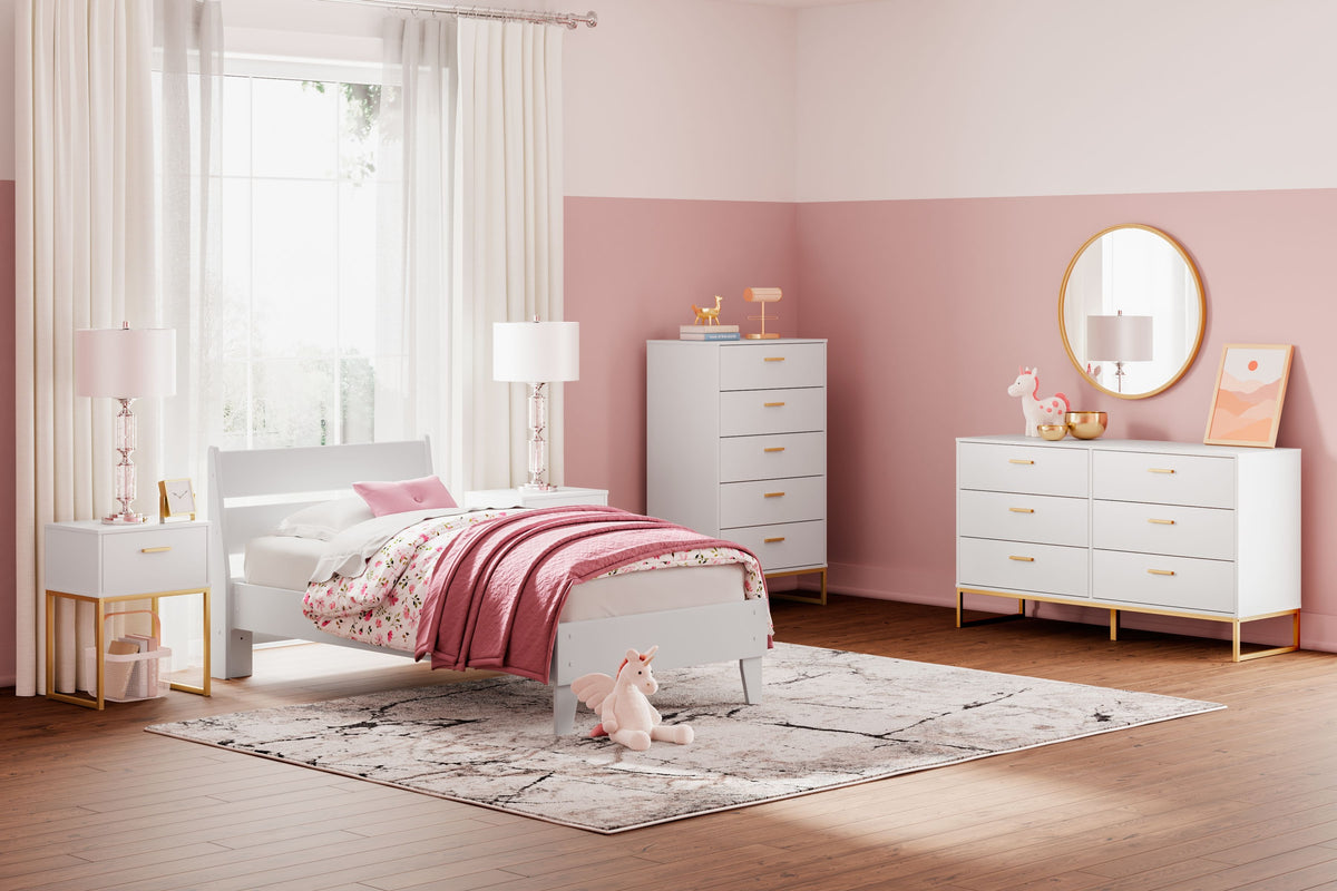 Socalle - Bedroom Set White Twin by Signature Design by Ashley® | Bel Furniture