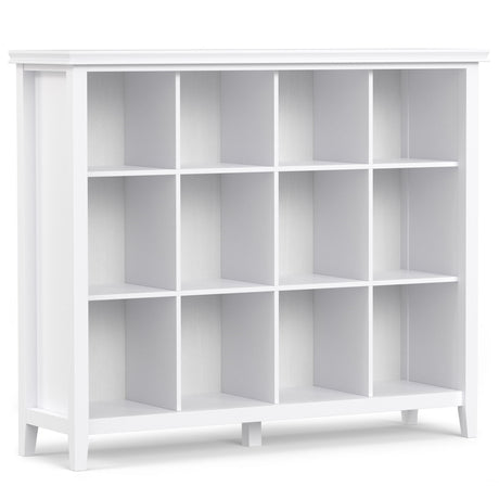 Artisan - Cube Storage White 15.75"W x 57"D x 48"H by Simpli-Home | Bel Furniture