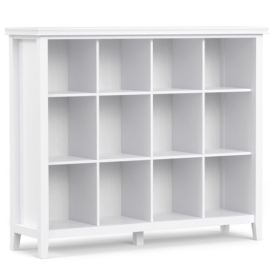 Artisan - Cube Storage White 15.75"W x 57"D x 48"H by Simpli-Home | Bel Furniture