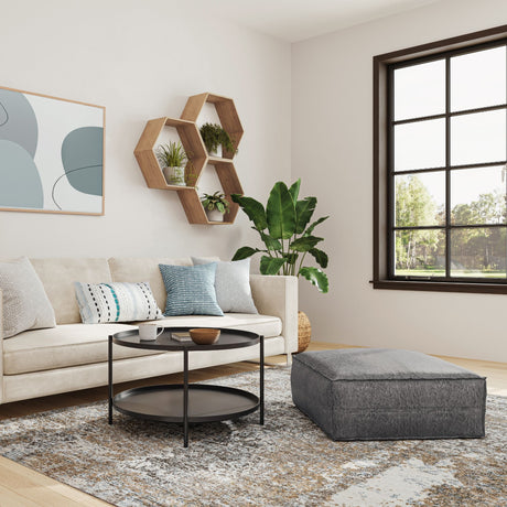 Brody - Large Square, Coffee Table Pouf - view 40