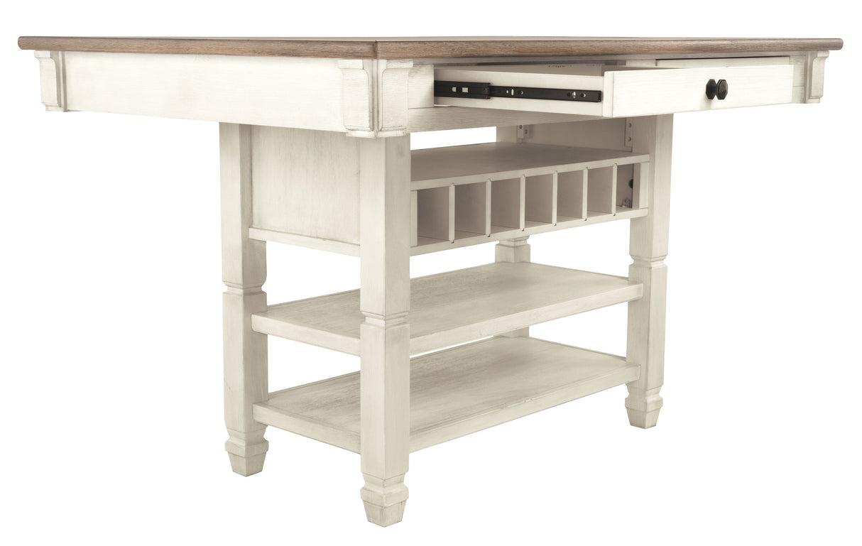 Bolanburg - Beige - Rectangular Dining Room Counter Table by Signature Design by Ashley® | Bel Furniture