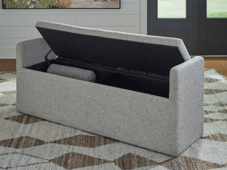 Galliden - Large Upholstered Dining Room Bench - Beige - view 7