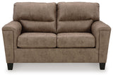 Navi - 3 Pc. - Sofa, Loveseat, Rocker Recliner - Fossil