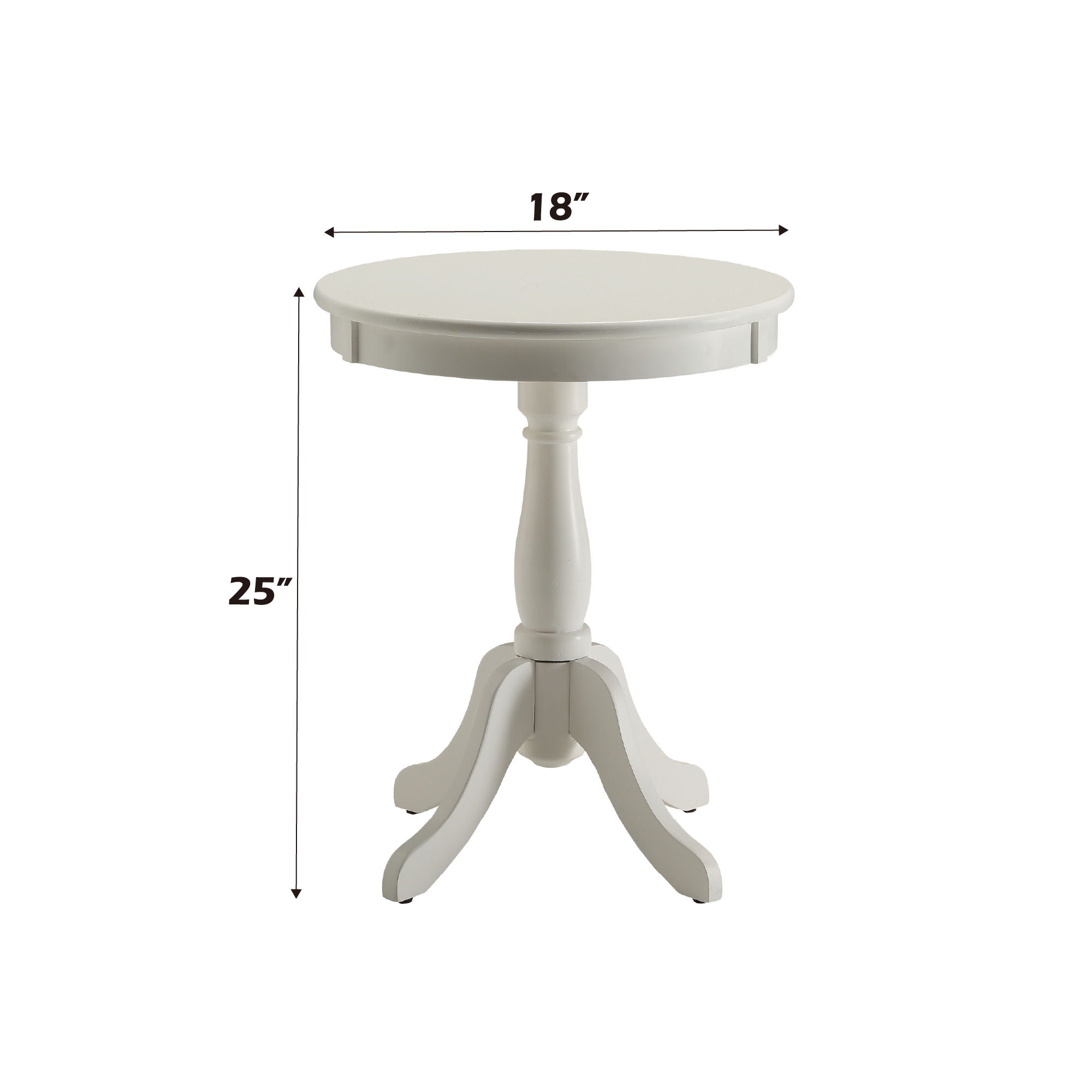 Alger - Accent Table - White