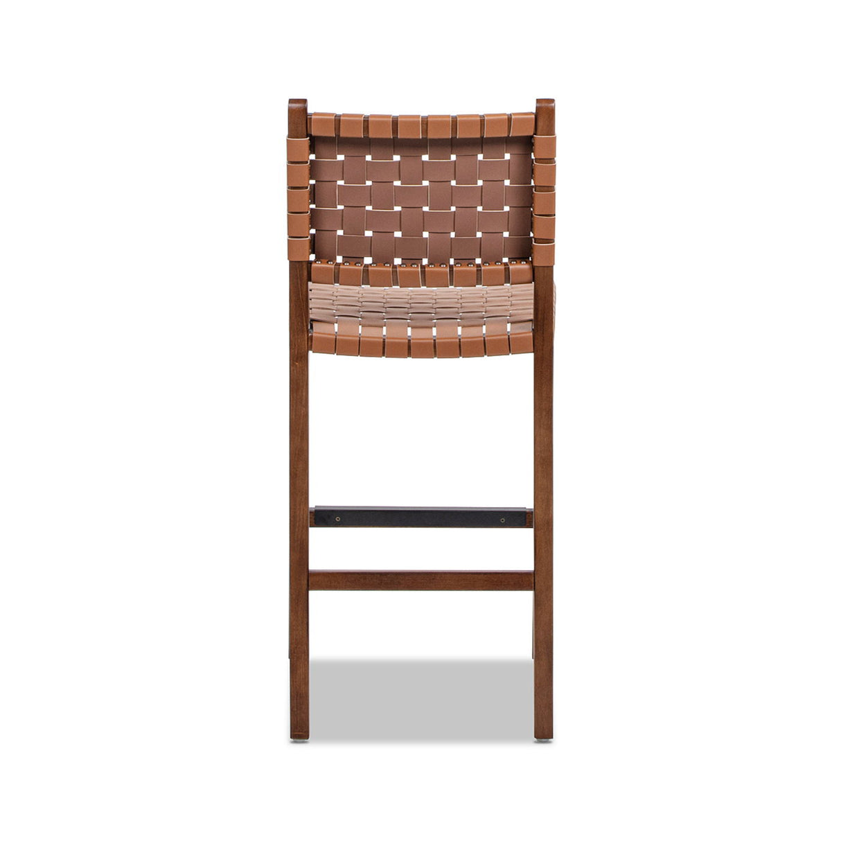 Andre - Counter Stool With Back - Pecan Brown by Jennifer Taylor Home | Bel Furniture