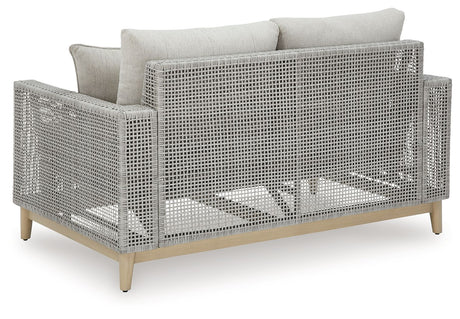 Seton Creek - 4 Pc. - Lounge Set - Gray - view 11