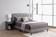 Button Tufted Bed Charming For Cozy Spaces