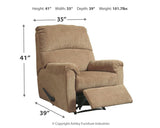 Nerviano - Zero Wall Recliner - Mocha