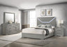 Ives - Gloss Bedroom Set Gray by Coaster Fine Furniture | Bel Furniture