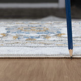 Legacy - 5'3" X 7' Area Rug - White by Icona Home Decor | Bel Furniture