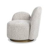 Duo - One-Arm Swivel Accent Chair by Jennifer Taylor Home | Bel Furniture