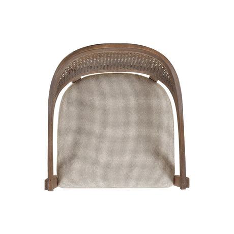 Americana - Mid-Century Modern Cane Back Dining Chair Textured Weave - Taupe Beige by Jennifer Taylor Home | Bel Furniture