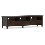 Warm Shaker - Low TV Media Stand - Brown