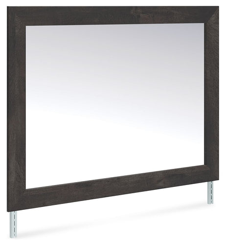 Hollivern - Dark Gray - Bedroom Mirror by Signature Design by Ashley® | Bel Furniture