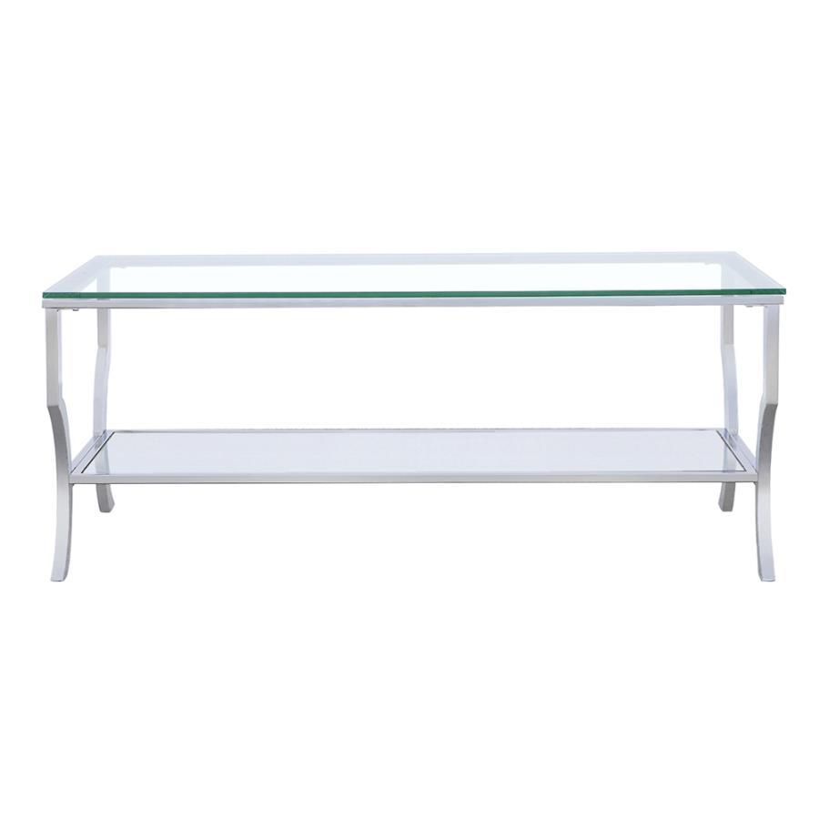 Saide - Rectangular Glass Top Table