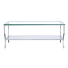 Saide - Rectangular Glass Top Table
